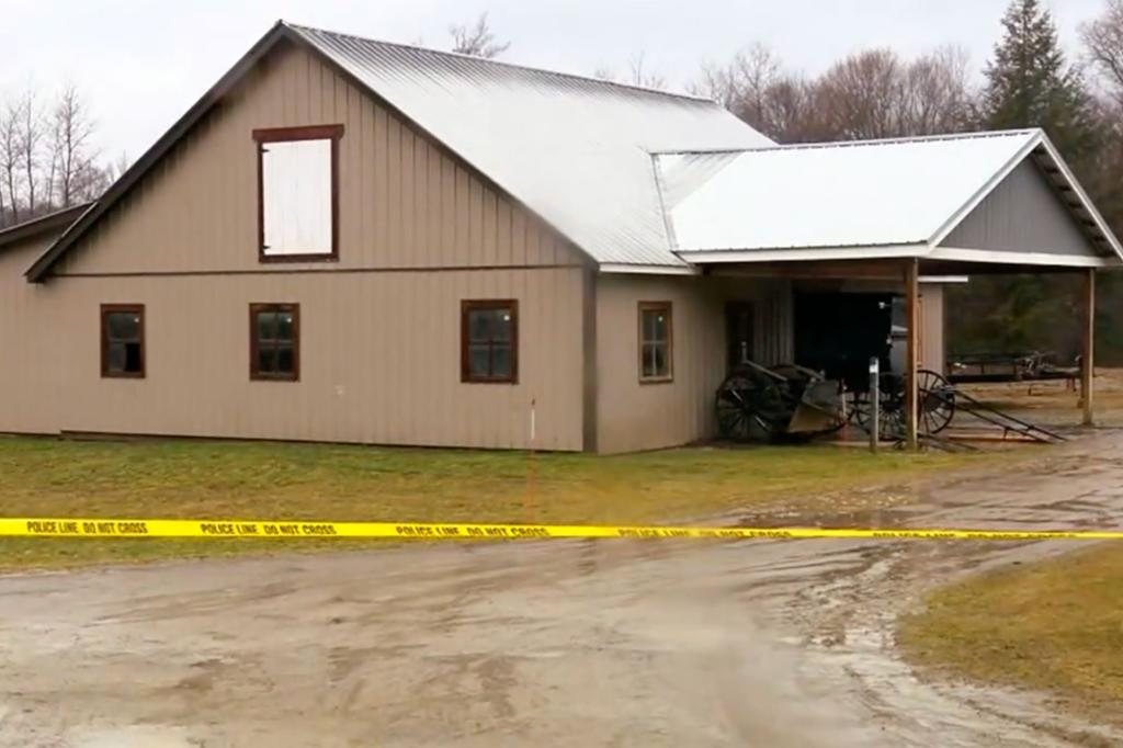  Rebekah Byler's isolated farmhouse in Pennsylvania, where her body was found Feb. 26. 