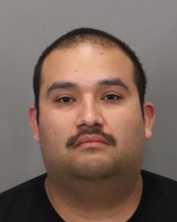 Louie Juarez Jr. iwas arrested on March 15, after being suspected of placing the camera underneath the bathroom sink at the coffee shop in San Jose.