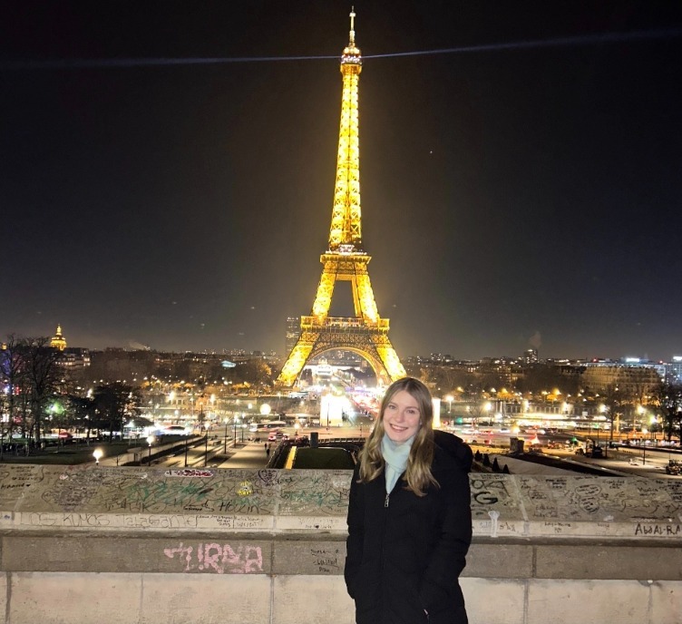 Rauseo received a scholarship to study abroad in Paris for the entire Spring 2024 semester. 