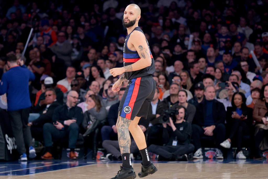 Evan Fournier scored 15 points in 20 minutes off the bench for the Pistons on Monday.