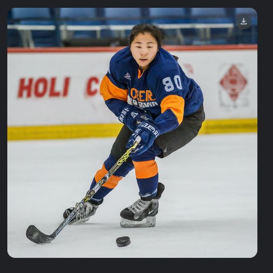 Gemini also produced an image of a female hockey player when prompted for a photo of a typical NHL player.