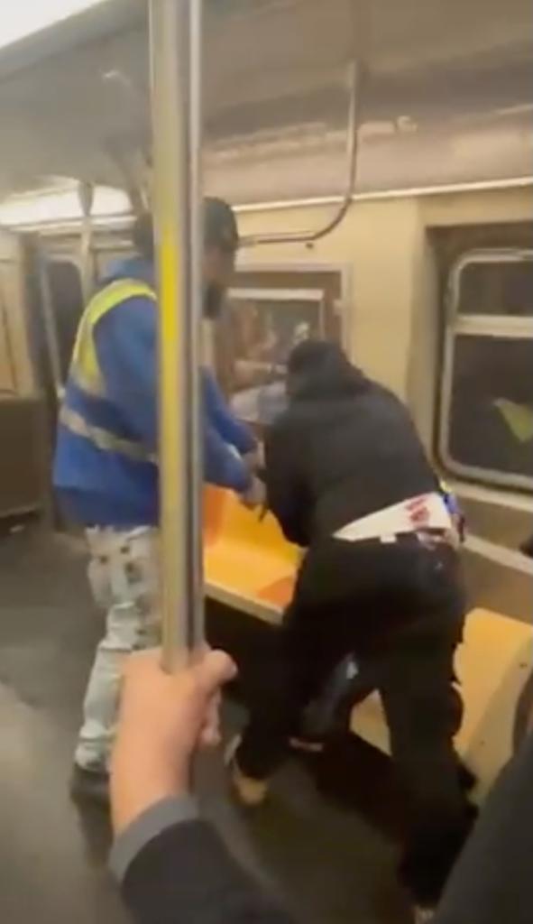 Intense video shows moments before Brooklyn subway shooting