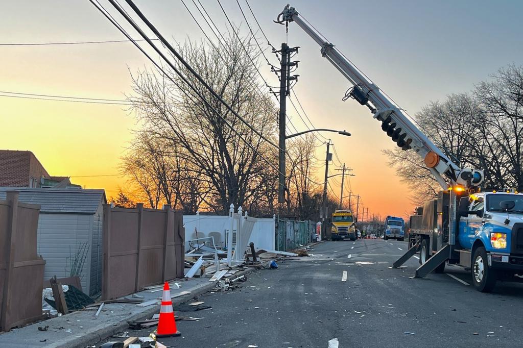 The hit-and-run driver allegedly left behind his mortally injured passenger -- as well as a trail of destruction on a residential block.