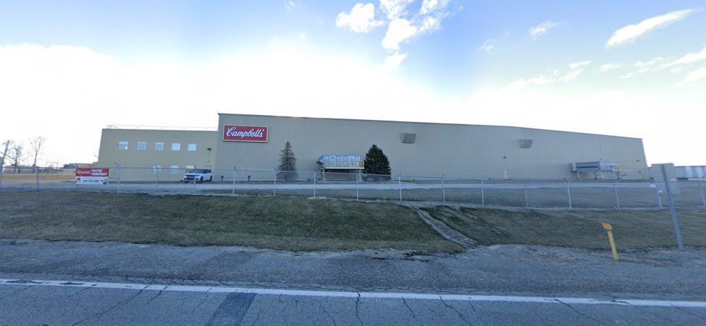 Campbell Soup facility in Napoleon, Ohio, one of the company's largest in North America, generating wastewater from its canning operations