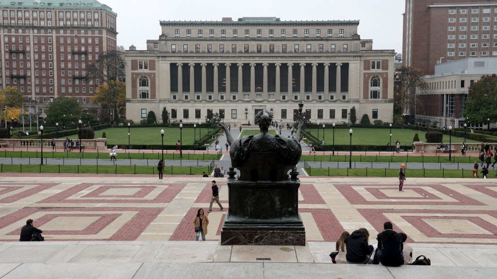 columbia university's campus