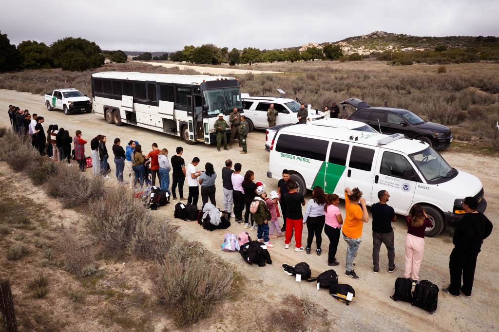 Migrants at the US-Mexico border