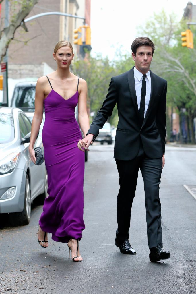 Kloss and Kushner are seen above in New York City in 2016.