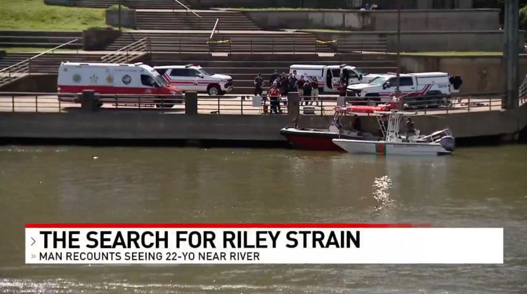 Nashville's Office of Emergency Management used a dive team Saturday for the first time in their water searches for any trace of the 22-year-old.