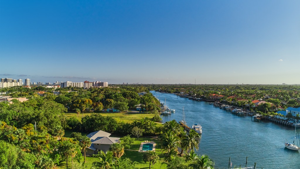 A shot of the Intracoastal in Palm Beach Gardens.