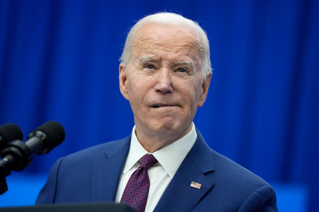 President Joe Biden delivers remarks on lowering prices for American families during an event at the YMCA Allard Center.