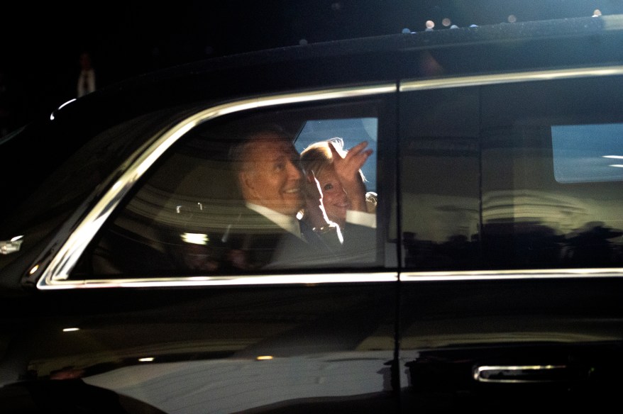 United States President Joe Biden departs after delivering his third State of the Union address in the House Chamber of the US Capitol in Washington, DC, USA, 07 March 2024.