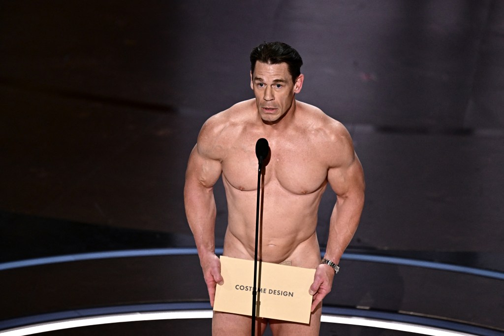 John Cena nude at the 2024 Oscars. 