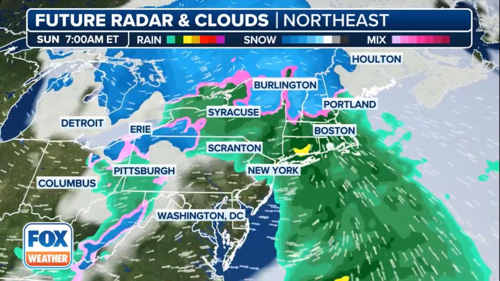 This new storm threat comes on the heels of two previous ones that brought 2-3 inches of rain or more and a risk of flooding along the Interstate 95 corridor on Tuesday and Wednesday, including Philadelphia, New York City and Boston.