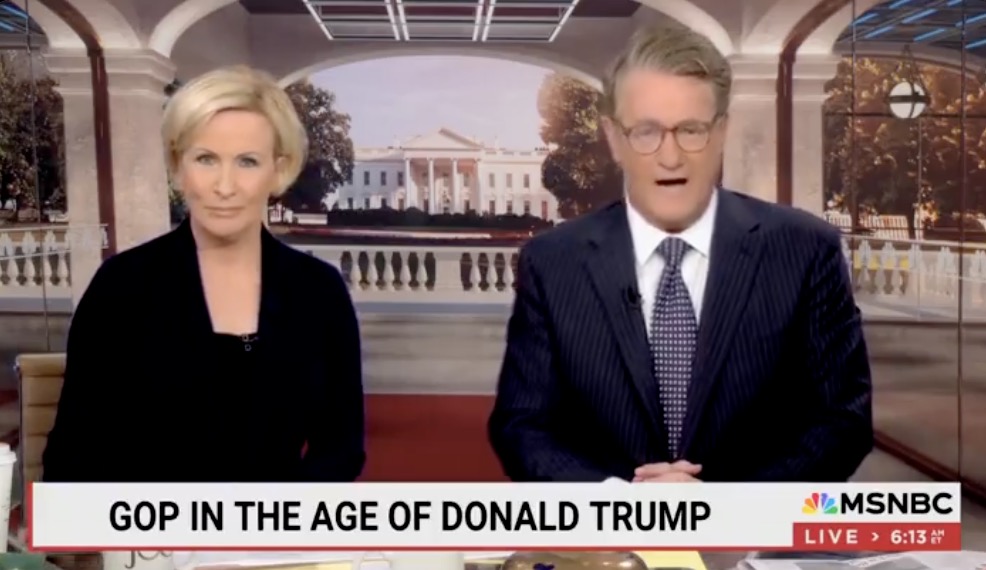 MSNBC's "Morning Joe" co-hosts Mika Brzezinski (left) and Joe Scarborough blasted their company for hiring Ronna McDaniel as a paid contributor.