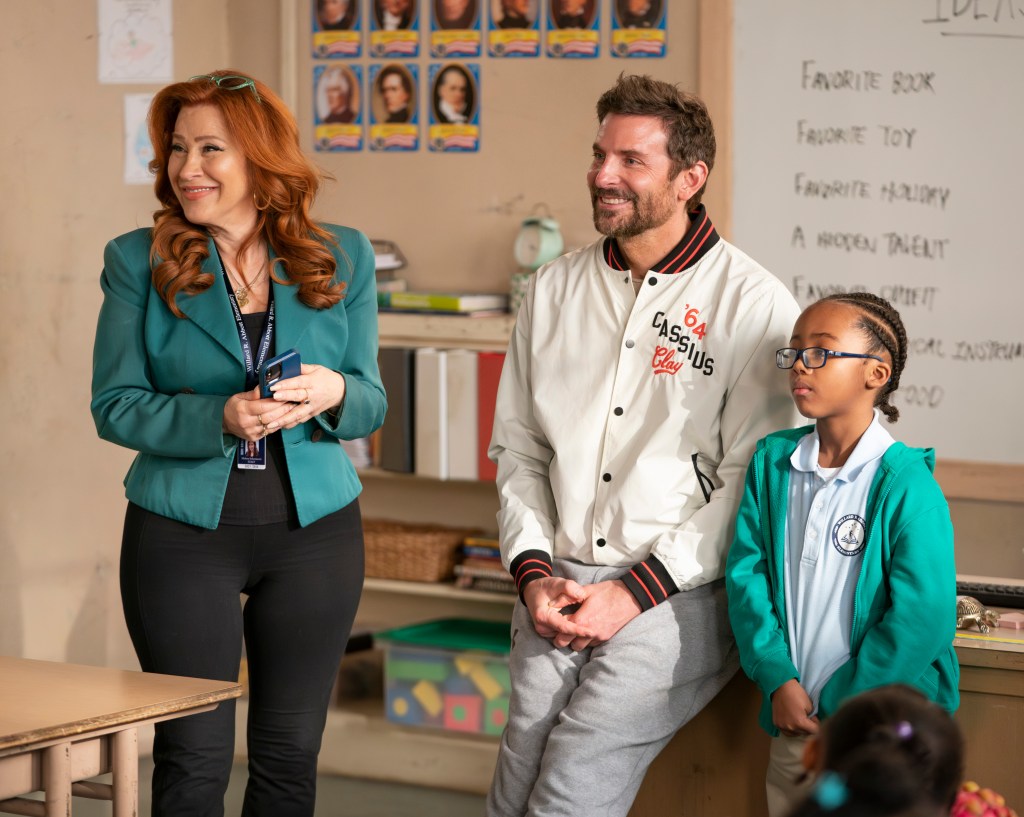 Lisa Ann Walter and Bradley Cooper on "Abbott Elementary." 