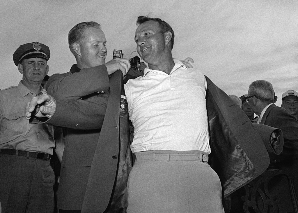 Arnold Palmer's green jacket was reportedly one of the items stolen from Augusta National.