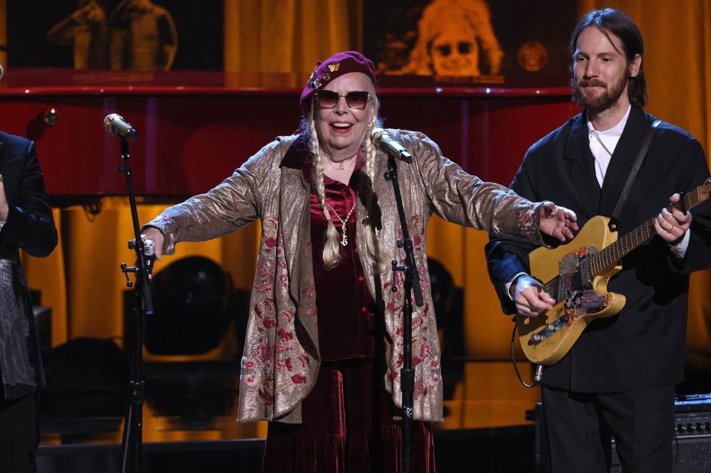 "So much so that she was given the green light by Elton and Bernie to change some of the lyrics to fit her, which is honestly the most Joni Mitchell thing I think I've ever heard of," Carlile, 42, joked.