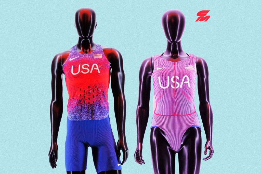 The US track uniforms. 