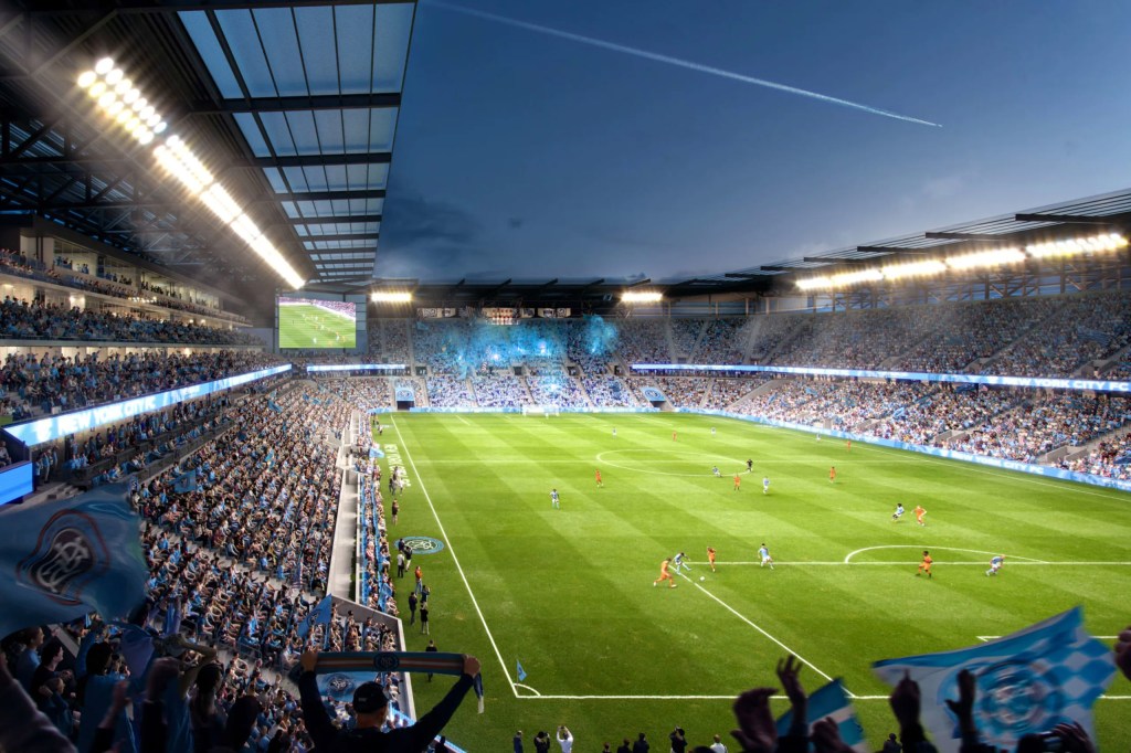 Rendering of Queens stadium.