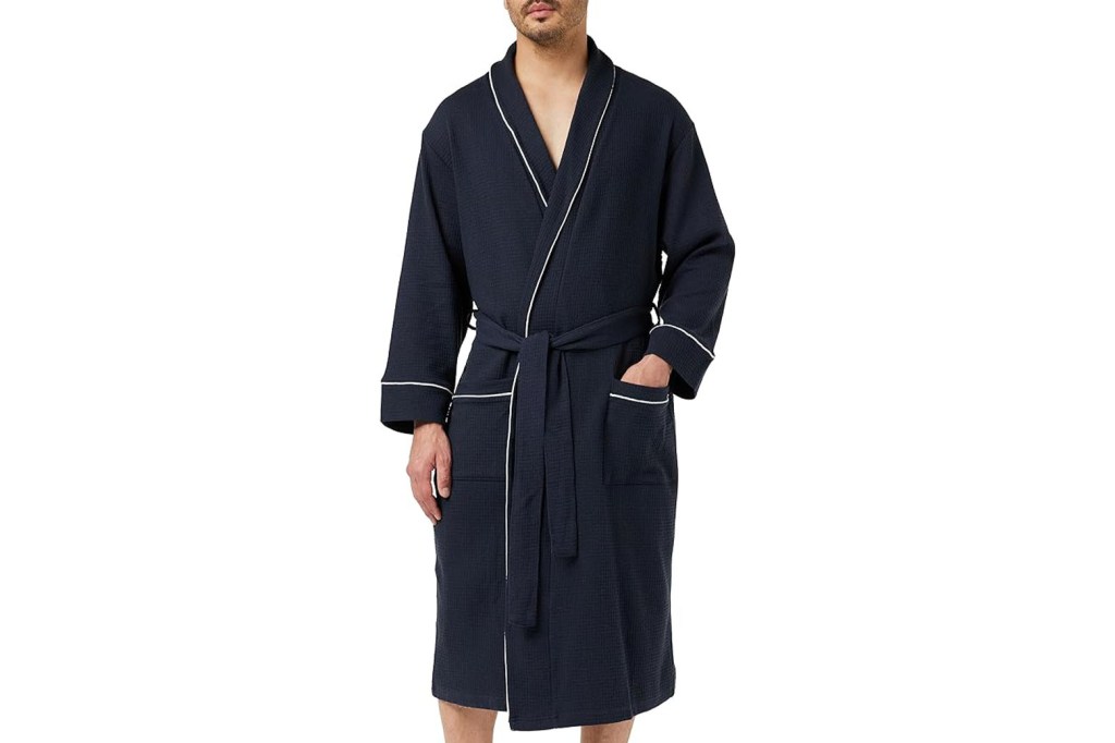 A man wearing a robe