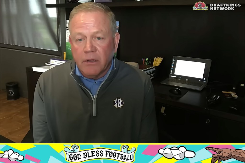 LSU head coach Brian Kelly wants college football to implement a salary cap.