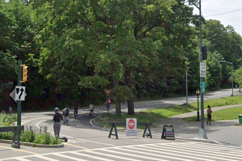 Central Park West 110th Street and East Drive