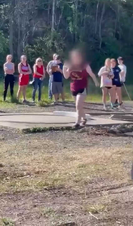 The girls staged the protest just days after a federal appeals court ruled Pepper-Jackson couldn't be banned from participating in track events with other girls. 