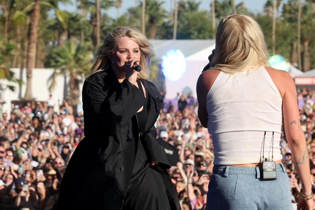 The duo then broke out into Kesha's 2009 hit "Tik Tok" but instead of singing the song's original lyrics: "wake up in the morning feeling like P.Diddy," the singer, 37, altered it slightly and sang: "wake up in the like f—k P. Diddy." 