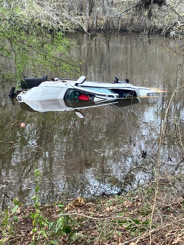 sunken car 