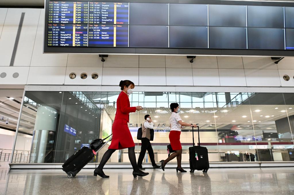 The bust occurred at the Hong Kong International Airport on March 27.