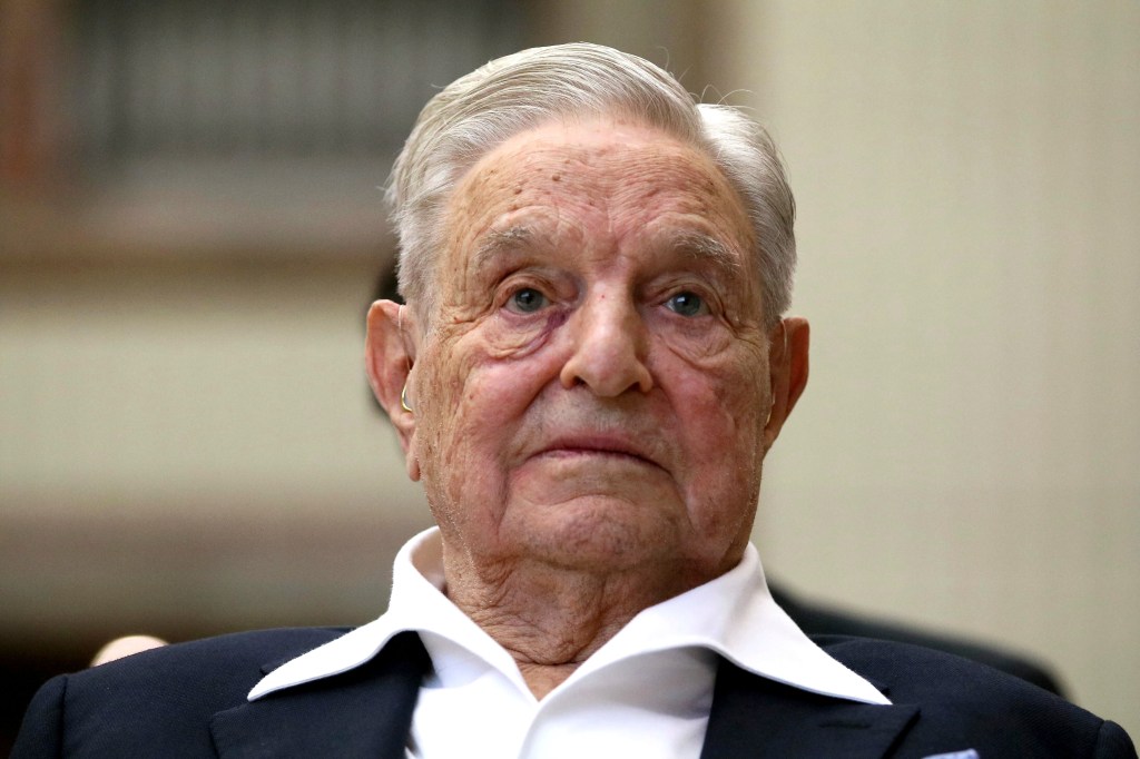 George Soros, Founder and Chairman of the Open Society Foundations, at the Joseph A. Schumpeter award ceremony in Vienna, Austria, June 21, 2019.