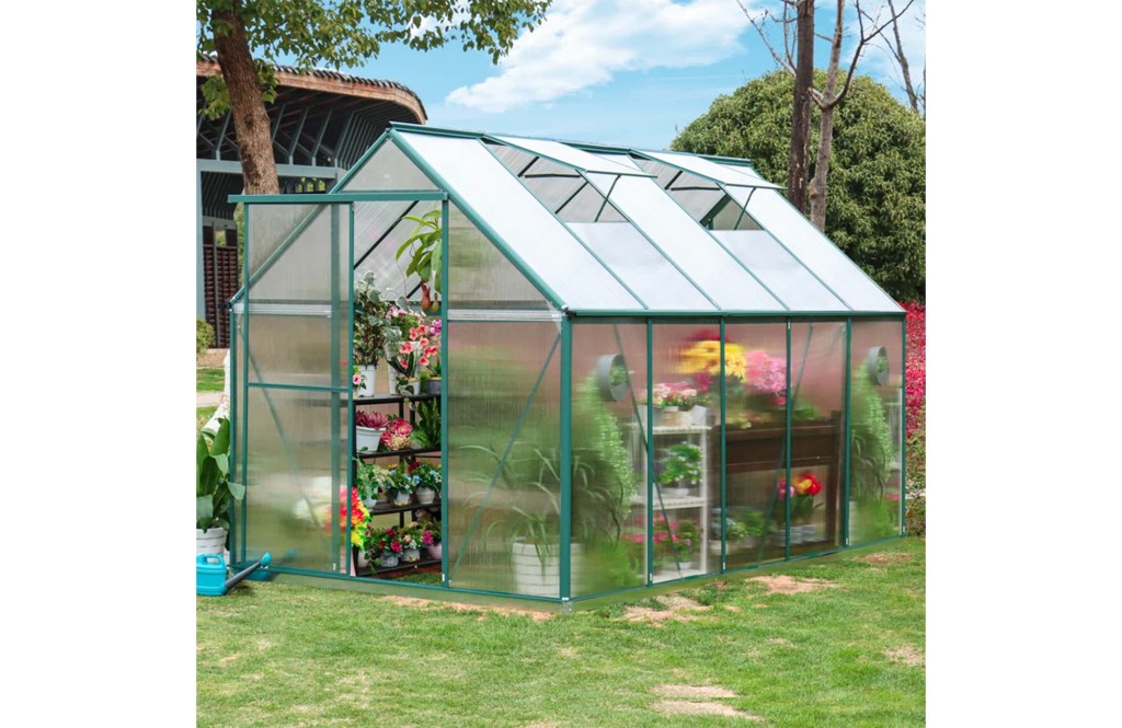 6 Ft. W X 10 Ft. D Hobby Greenhouse
