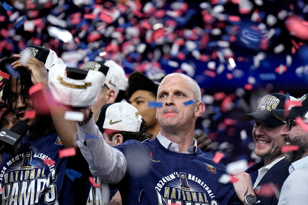 Dan Hurley and UConn became the first program to win consecutive titles since Florida in 2006-07.