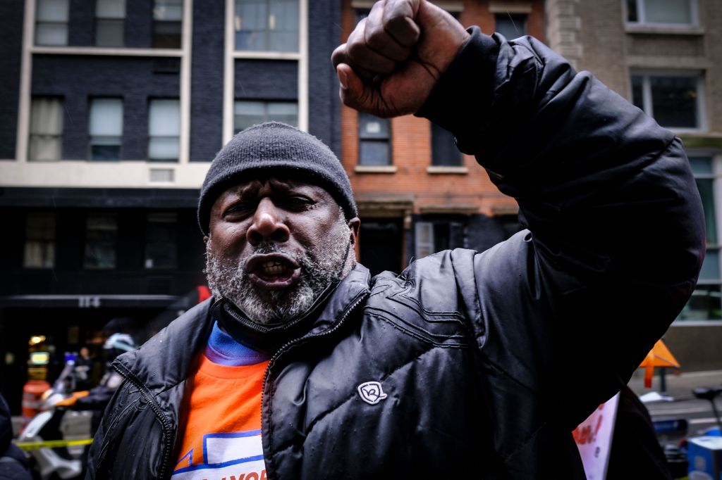 New York City students and teachers marched to Gov. Kathy Hochul's office to demand that New York invests in affordable housing, receive a high-quality public education, access comprehensive healthcare and universal childcare, and live in well-resourced communities on a livable planet. 