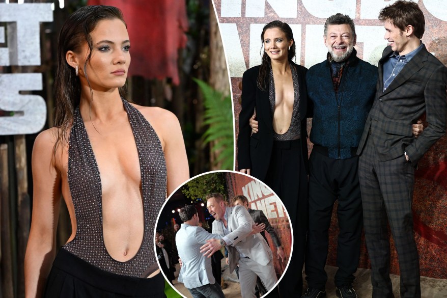 Freya Allan and Andy Serkis lead the stars at the 'Kingdom of the Planet of the Apes' London premiere