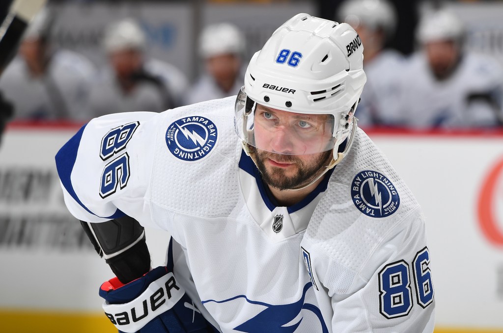 Nikita Kucherov should have plenty of scoring opportunities against the Panthers in Game 1.