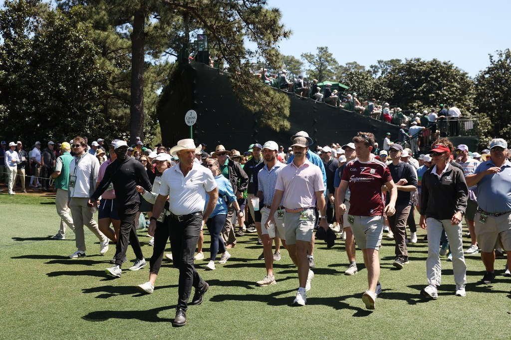 Greg Norman spent the 2024 Masters with fans after buying his own ticket.