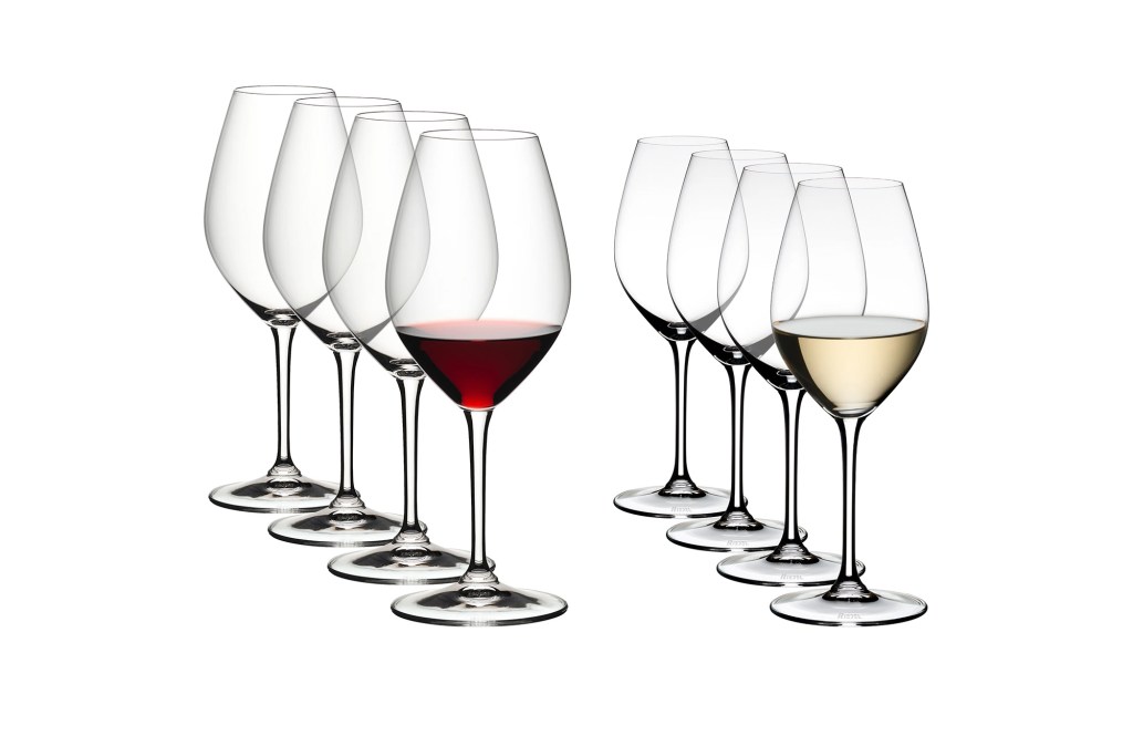 RIEDEL Wine-Friendly Wine Glasses Set (Set of 8)
