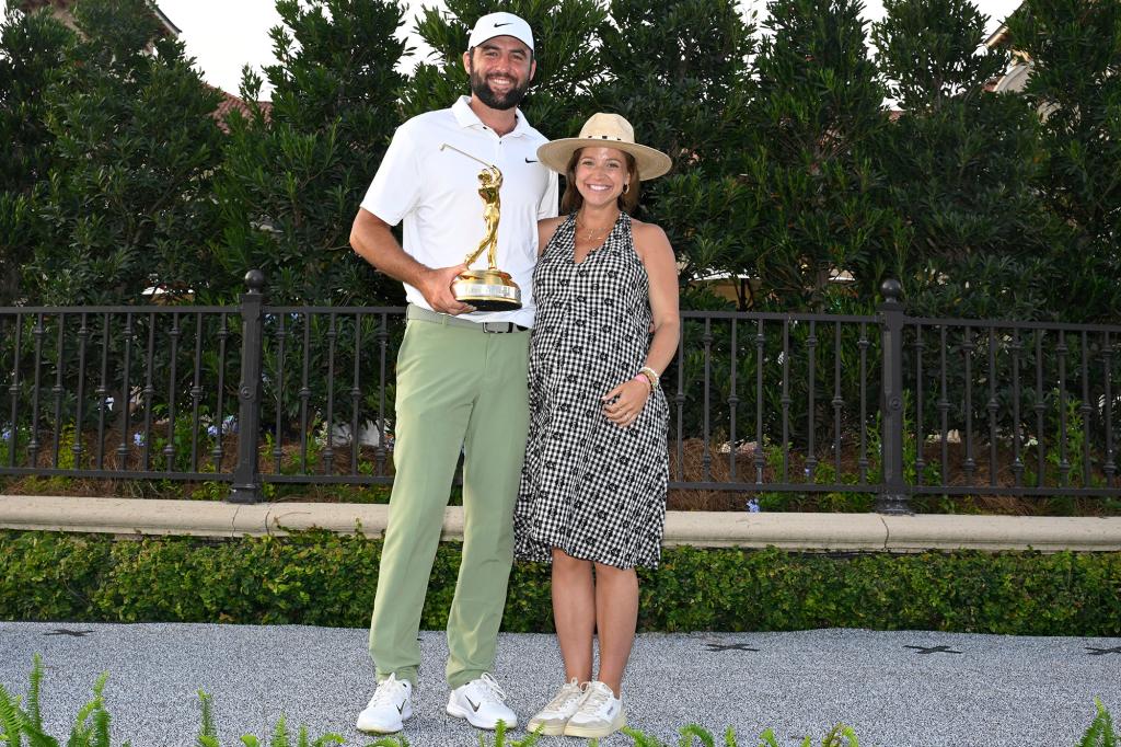 Scottie Scheffler and wife Meredith