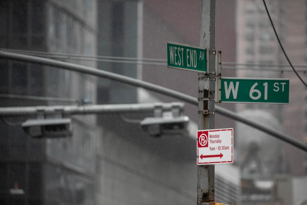 West End Avenue between West 61st Street and West 60th Street