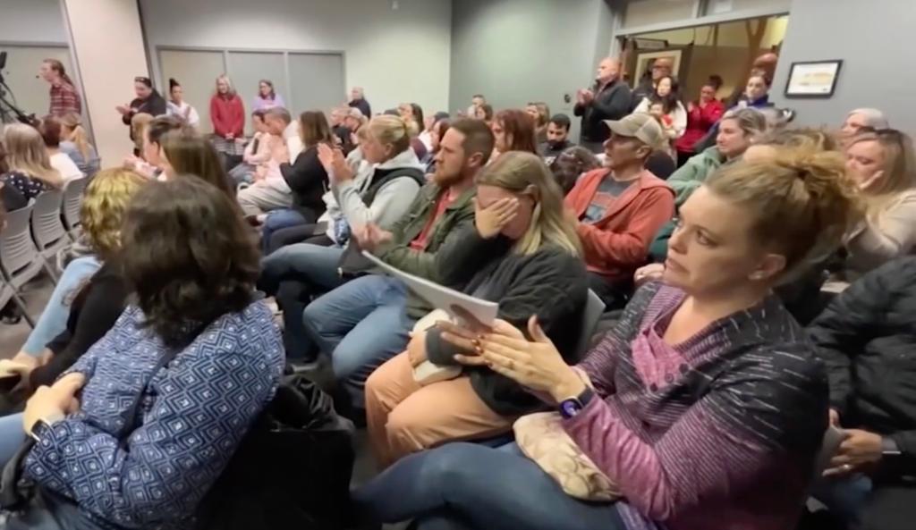 Upset parents voiced their concerns over the incident during a school board meeting on Thursday. 