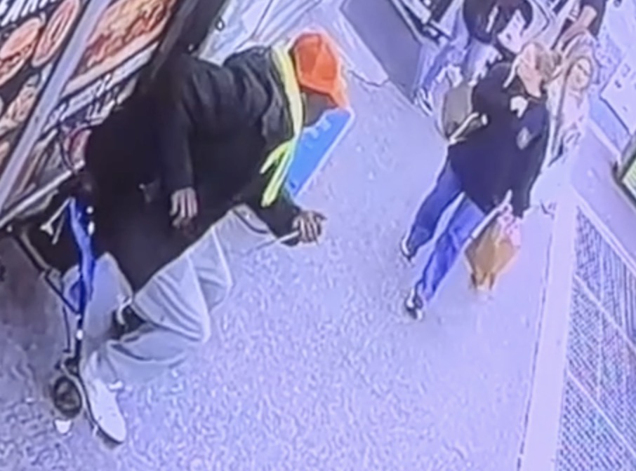 CCTV footage of stabber