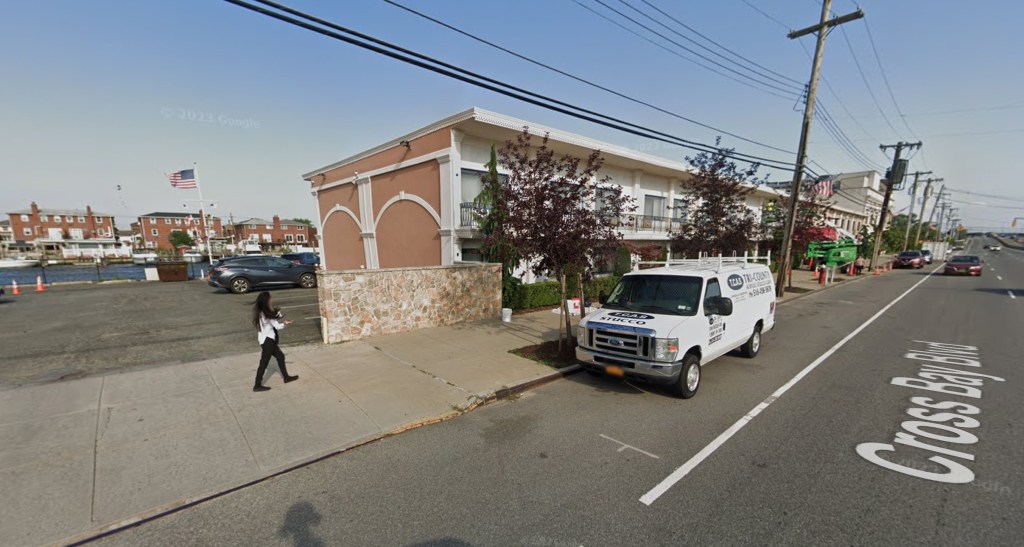 View of 164-33 Cross Bay Boulevard in Howard Beach New York from Google Streetview