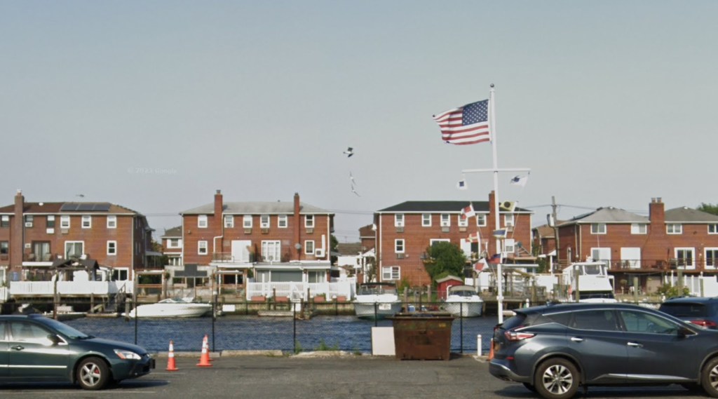 View of 164-33 Cross Bay Boulevard in Howard Beach New York from Google Streetview