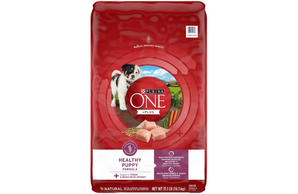 Purina ONE +Plus High Protein Healthy Puppy Formula Dry Puppy Food, 31.1-lb bag