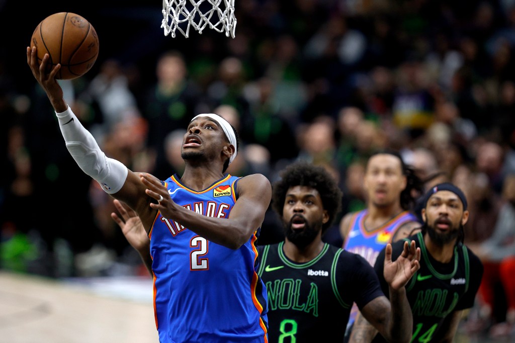 Shai Gilgeous-Alexander and the Thunder downed the Pelicans in the first round.