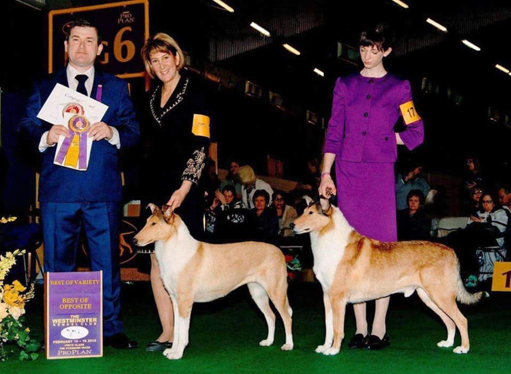 Mara Flood and daughter Becca at Westminster 2016.