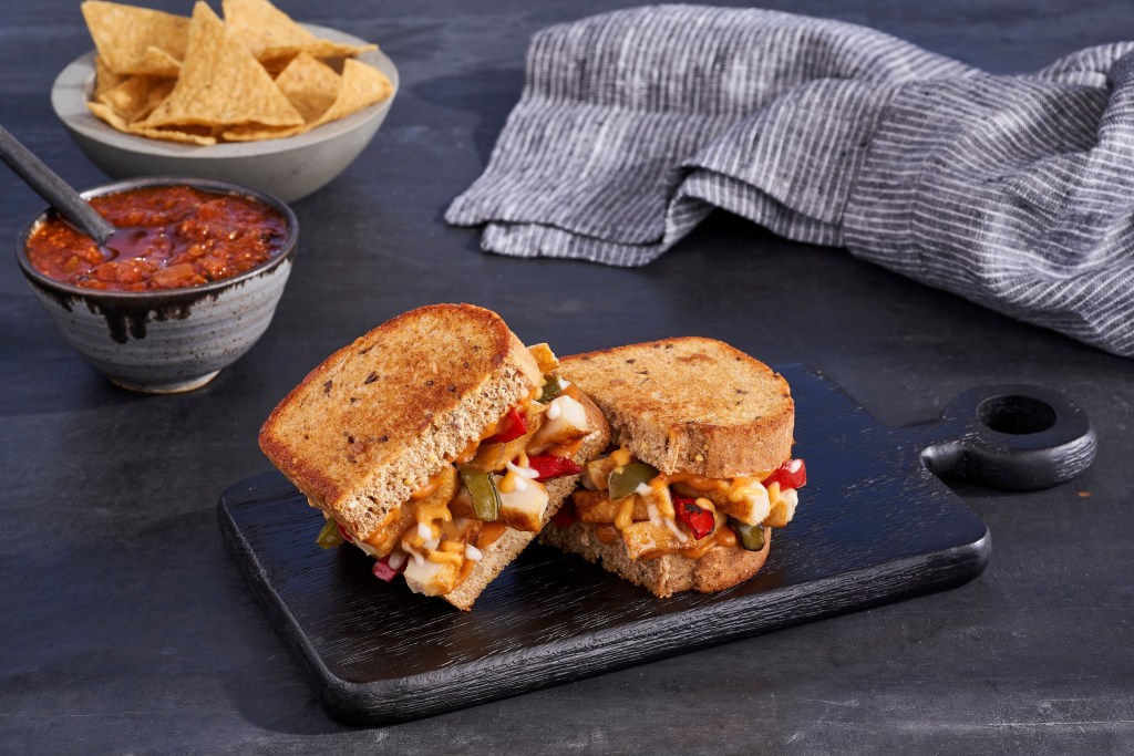 Vital Pursuit's Southwest chicken fajita melt.