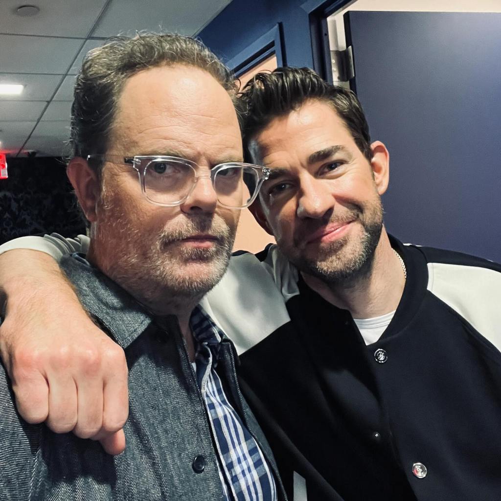 Rainn Wilson and John Krasinski. 