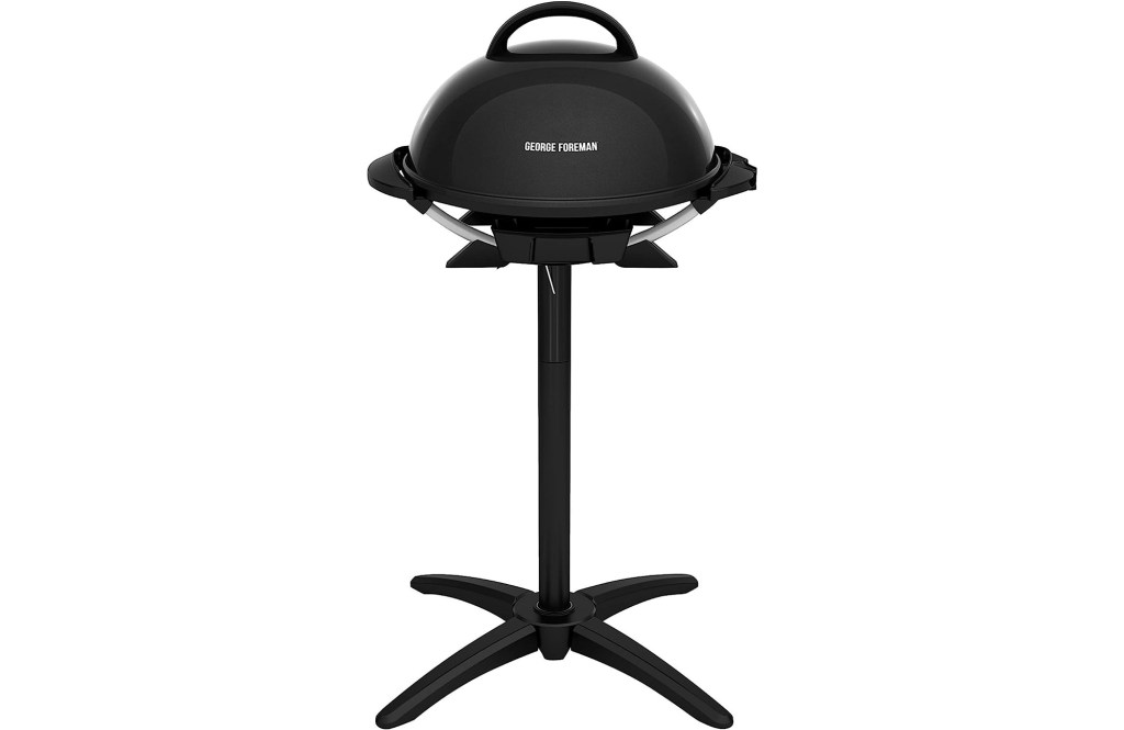 George Foreman GIO2000BK Indoor/Outdoor Electric Grill, 15-Serving, black